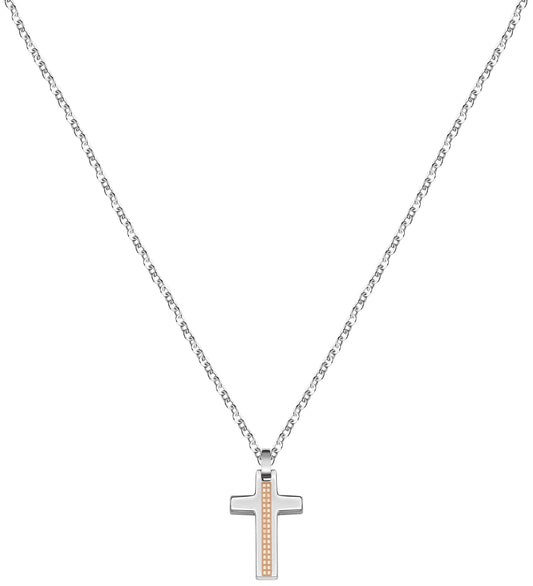 Morellato Motown Stainless Steel SALS44 Men's Necklace. A brand-new Morellato Accessories watch. Side view.