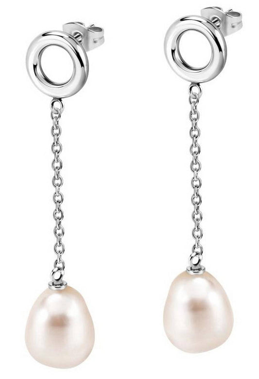 Morellato Oriente Stainless Steel SARI12 Women's Earrings. A brand-new Morellato watch. Side view.