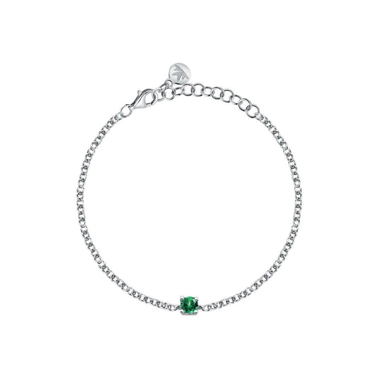 Morellato Tesori Bracelet With Green Stone SAIW239 For Women. A brand-new Morellato watch. Side view.