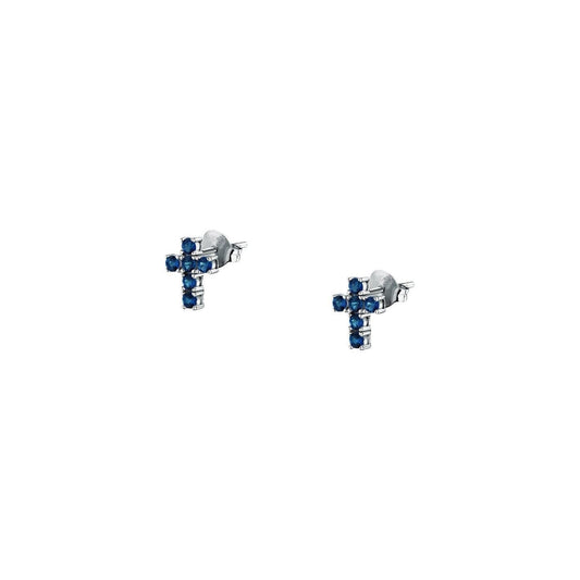 Morellato Tesori Earrings With Blue Cross SAIW219 For Women. A brand-new Morellato watch. Side view.