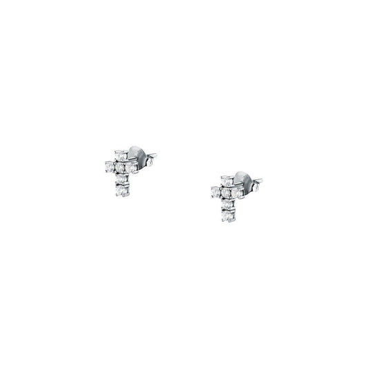 Morellato Tesori Earrings With White Cross SAIW217 For Women. A brand-new Morellato watch. Angled view.