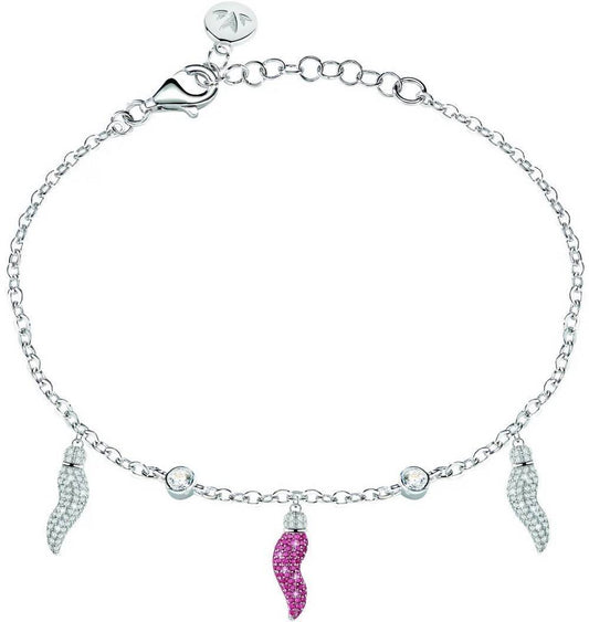 Morellato Tesori Sterling Silver SAIW68 Women's Bracelet. A brand-new Morellato watch. Side view.