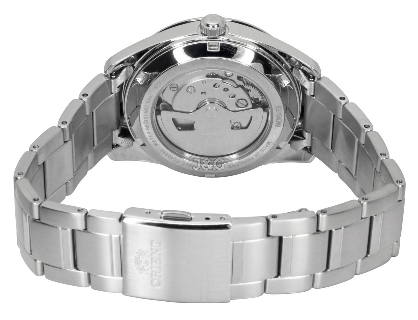 Orient Automatic movement Blue Stainless steel Male RA-AC0R02L. A brand-new Orient watch featuring a Blue dial and a Stainless steel strap. Front view. - view 4