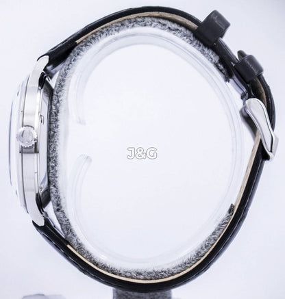 Orient Bambino Automatic movement Black Leather Male FAC00004B0. A brand-new Orient Bambino watch featuring a Black dial and a Leather strap. Angled view. - view 2