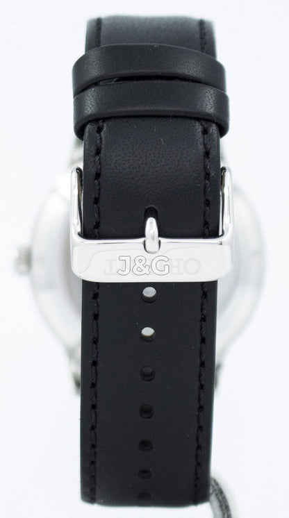 Orient Bambino Automatic movement Black Leather Male FAC0000DB0. A brand-new Orient Bambino watch featuring a Black dial and a Leather strap. Side view. - view 3