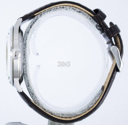 Orient Bambino Automatic movement Blue Leather Male FAC00008W0. A brand-new Orient Bambino watch featuring a Blue dial and a Leather strap. Side view. - view 2