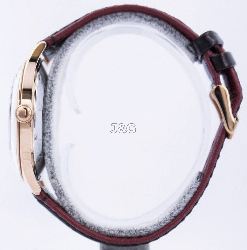 Orient Bambino Automatic movement Blue Leather Male FAC08001T0. A brand-new Orient Bambino watch featuring a Blue dial and a Leather strap. Angled view. - view 2