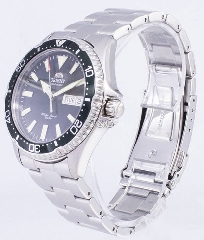 Orient Mako Automatic movement White Stainless steel Male RA-AA0004E19B. A brand-new Orient Mako watch featuring a White dial and a Stainless steel strap. Side view. - view 3