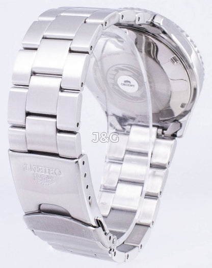 Orient Mako Automatic movement White Stainless steel Male RA-AA0004E19B. A brand-new Orient Mako watch featuring a White dial and a Stainless steel strap. Side view. - view 4