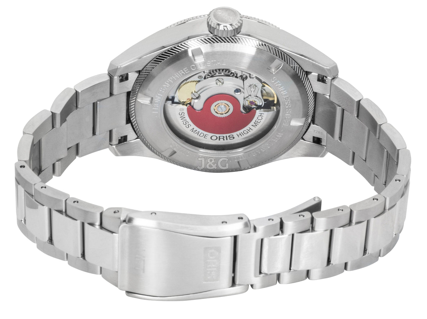 Oris Big Crown Propilot Automatic movement Blue Leather Male 01-751-7761-4065-07-8-20-08P. A brand-new Oris Big Crown watch featuring a Blue dial and a Leather strap. Front view. - view 4