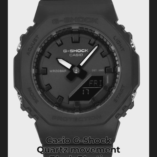 Casio G-Shock Quartz movement Black Plastic Female GMA-P2100BB-1A - Viral Reel