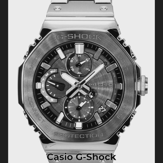 Casio G-Shock Solar powered Black Male GMC-B2100BT-1A - Viral Reel