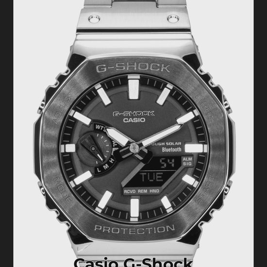 Casio G-Shock Solar powered Black Male GM-B2100BT-1A - Viral Reel