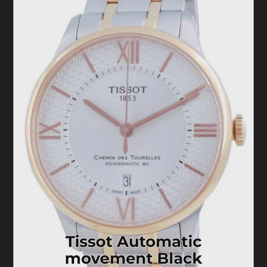 Tissot Automatic movement Black Stainless steel Male T099.407.22.038.01 - Viral Reel