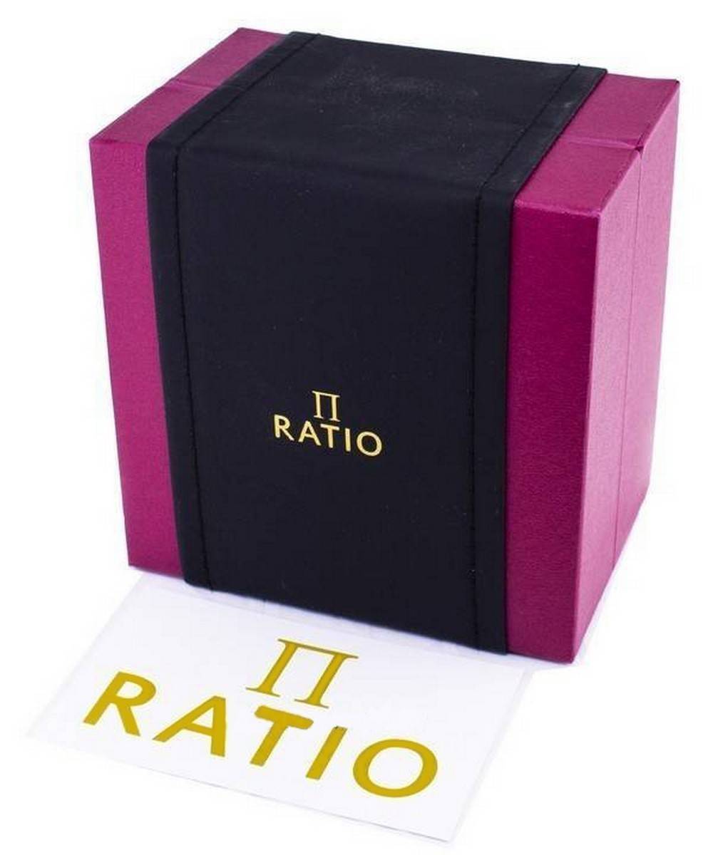 Ratio Box Stainless - A Masterpiece of Modern Horology. A brand-new RATIO Box watch. Side view.