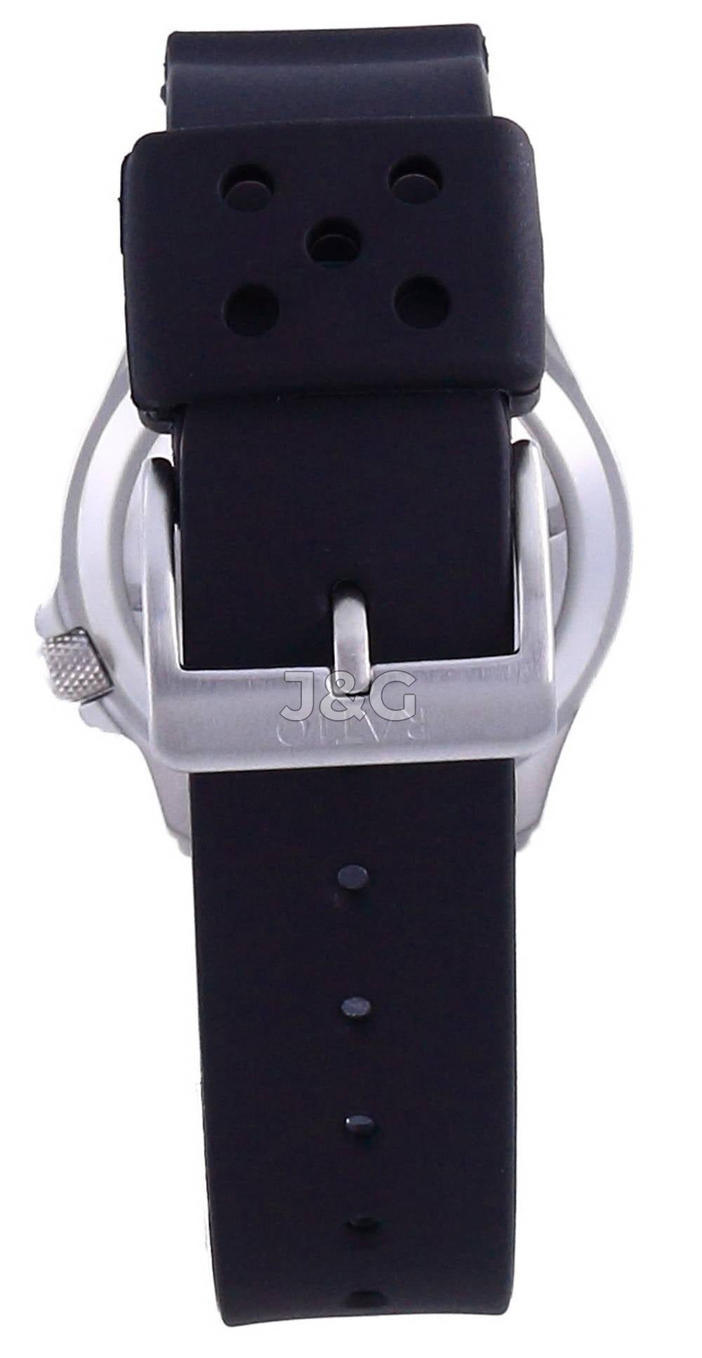 RATIO FreeDiver Automatic movement Blue Stainless steel Male 32BJ202A-ORG. A brand-new RATIO FreeDiver watch featuring a Blue dial and a Stainless steel strap. Side view. - view 4