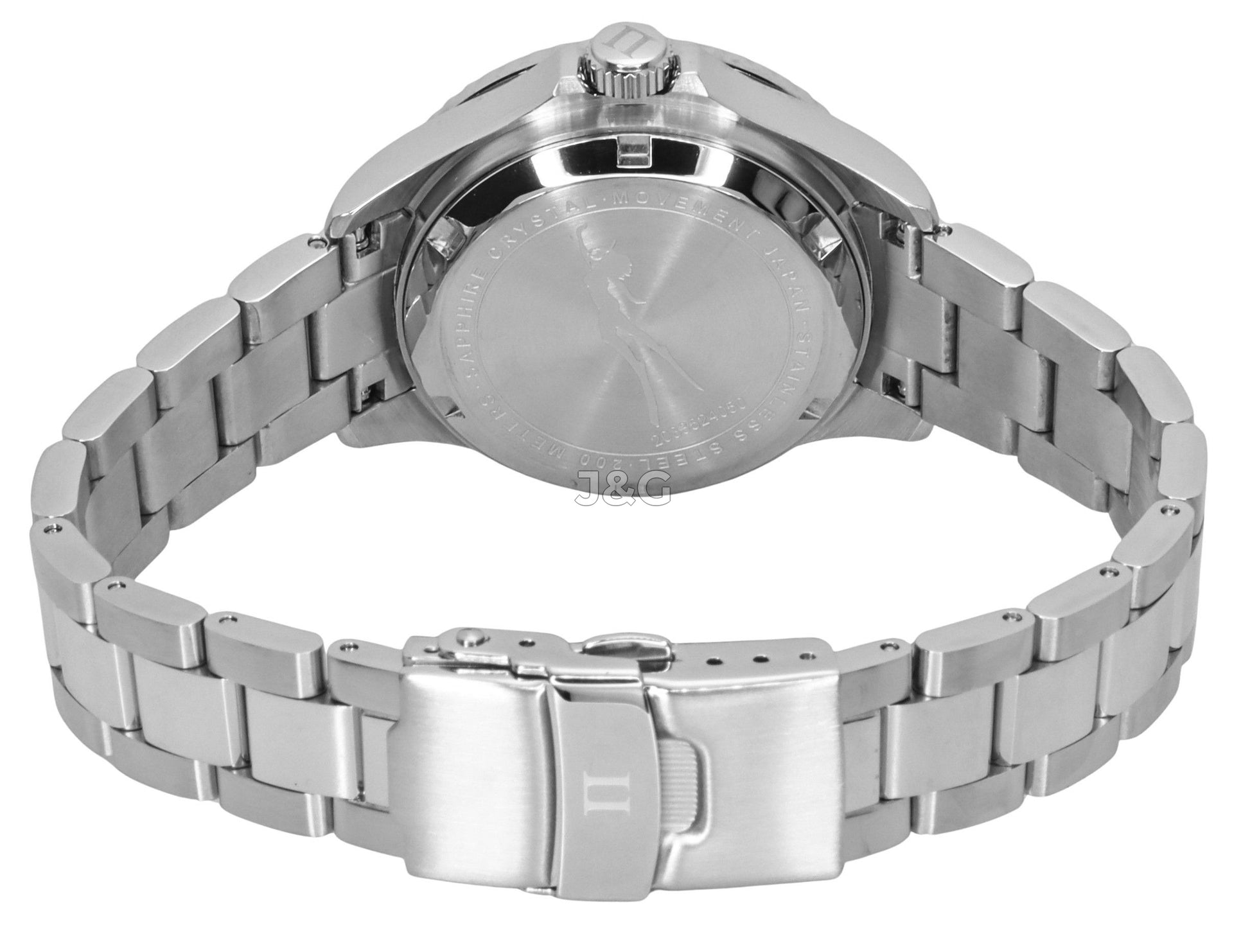 RATIO FreeDiver Automatic movement Green Stainless steel Female RTFL835. A brand-new RATIO FreeDiver watch featuring a Green dial and a Stainless steel strap. Angled view. - view 5