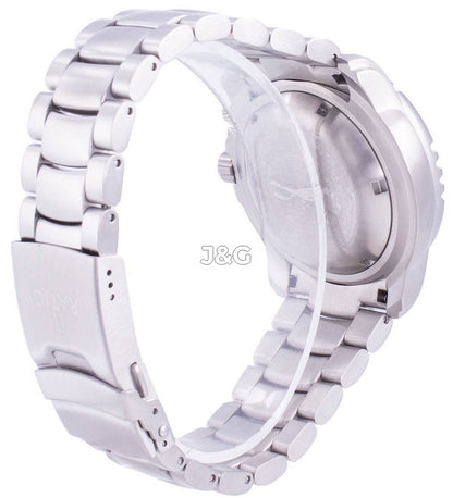 RATIO FreeDiver Automatic movement White Stainless steel Male 1068HA96-34VA-ORG. A brand-new RATIO FreeDiver watch featuring a White dial and a Stainless steel strap. Angled view. - view 5