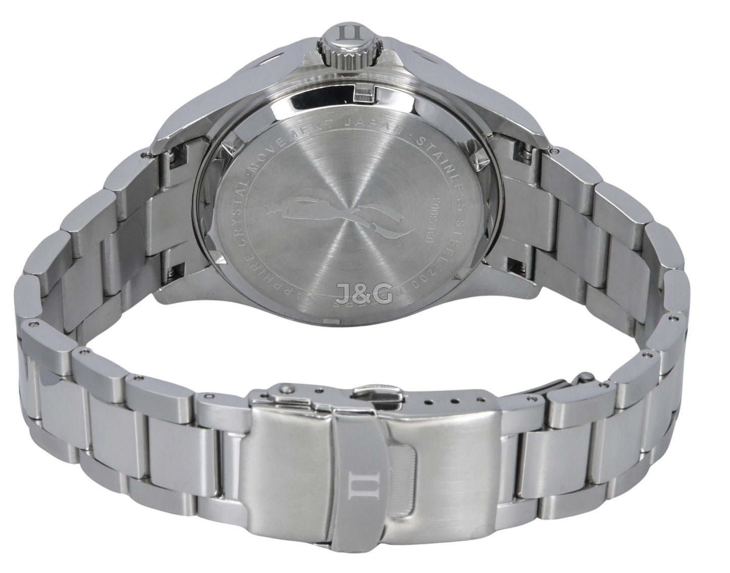 RATIO FreeDiver Quartz movement Black Stainless steel Male RTF031. A brand-new RATIO FreeDiver watch featuring a Black dial and a Stainless steel strap. Side view. - view 4