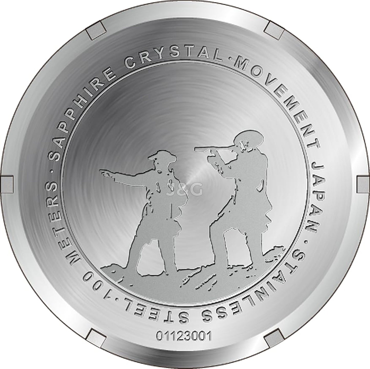 RATIO Quest Quartz movement White Male RTQ019. A brand-new RATIO Quest watch featuring a White dial. Front view. - view 5