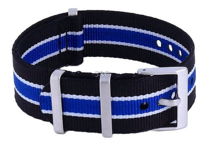 Ratio Strap Automatic movement Blue Male NATO36. A brand-new Ratio Strap watch featuring a Blue dial. Front view. - view 2