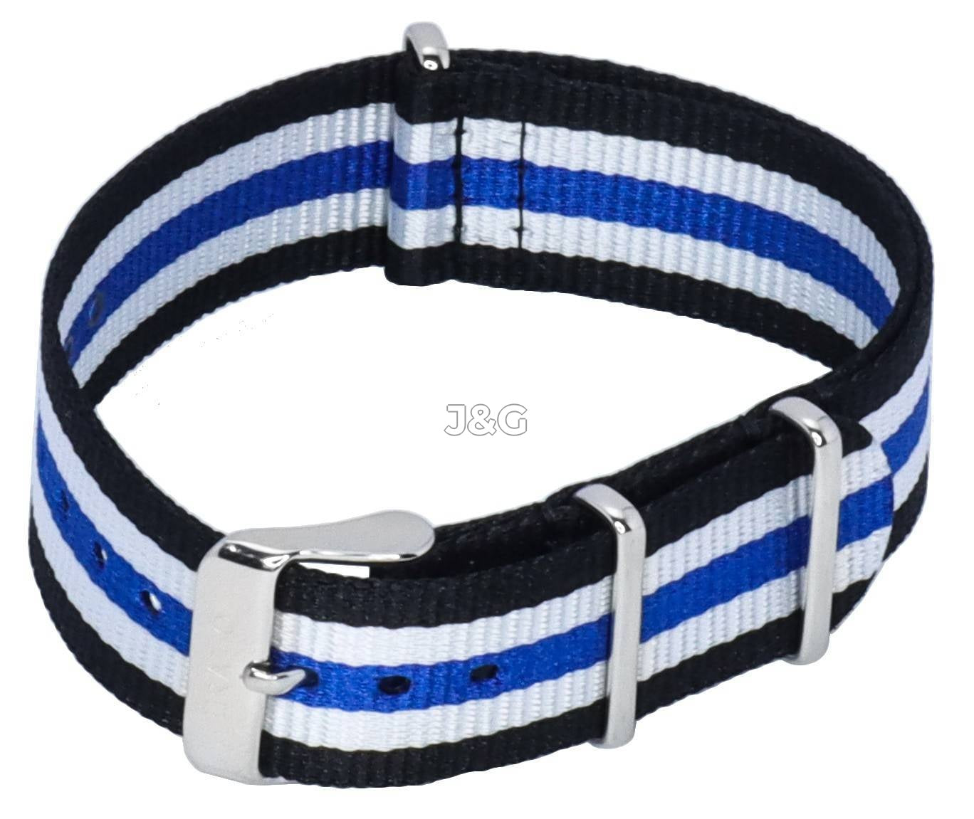 Ratio Strap Black Male NATOR06. A brand-new Ratio Strap watch featuring a Black dial. Side view. - view 2