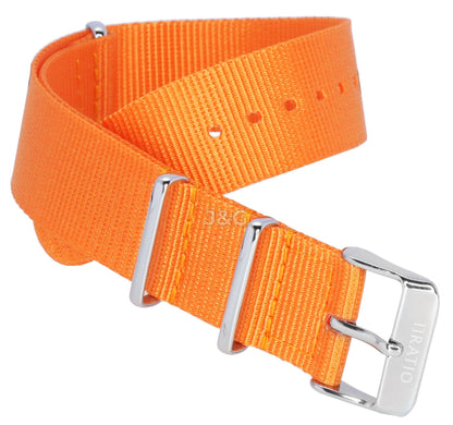 Ratio Strap Blue Nylon Male NATOR01. A brand-new Ratio Strap watch featuring a Blue dial and a Nylon strap. Front view. - view 3