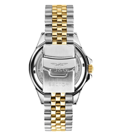 Sector 230 Automatic movement Black Stainless steel Male R3223161015-. A brand-new Sector 230 watch featuring a Black dial and a Stainless steel strap. Front view. - view 2