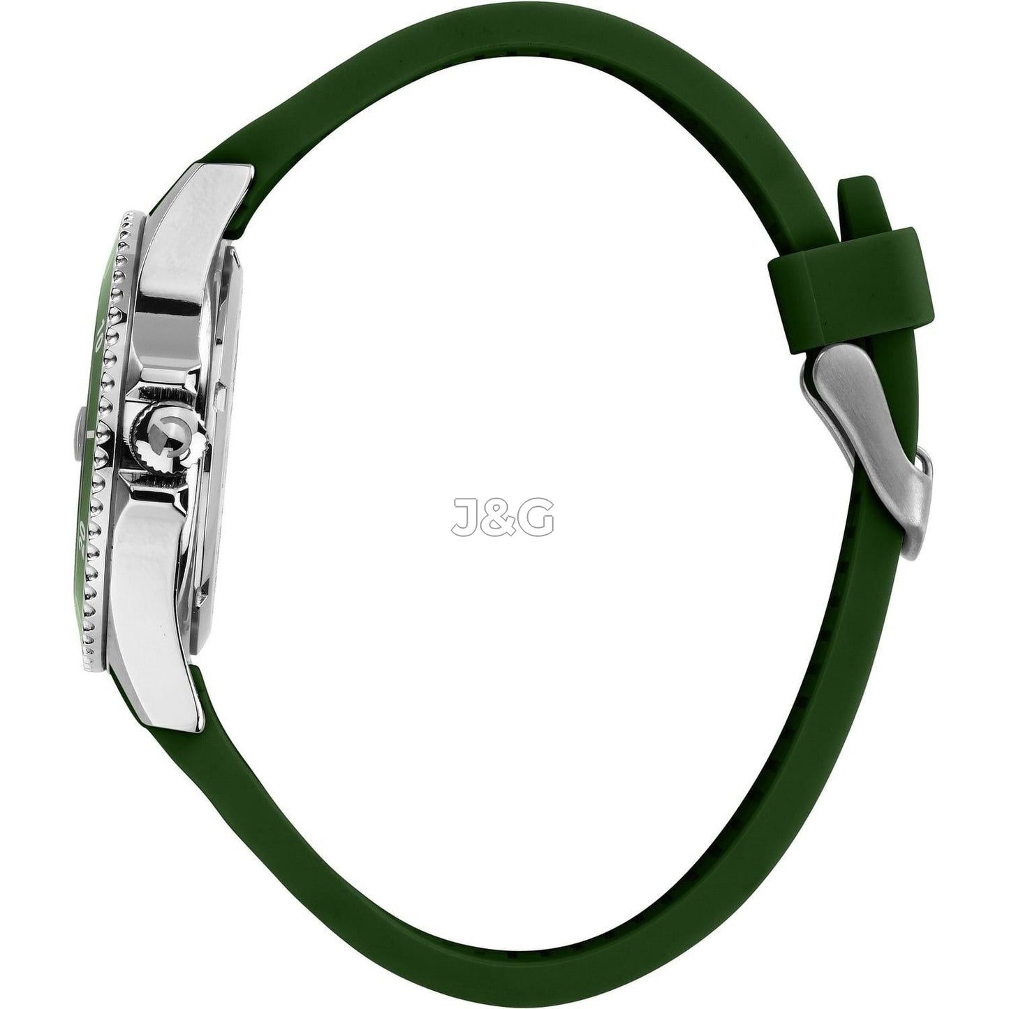 Sector 230 Date display Green Silicone Male R3251161059-. A brand-new Sector 230 watch featuring a Green dial and a Silicone strap. Front view. - view 3