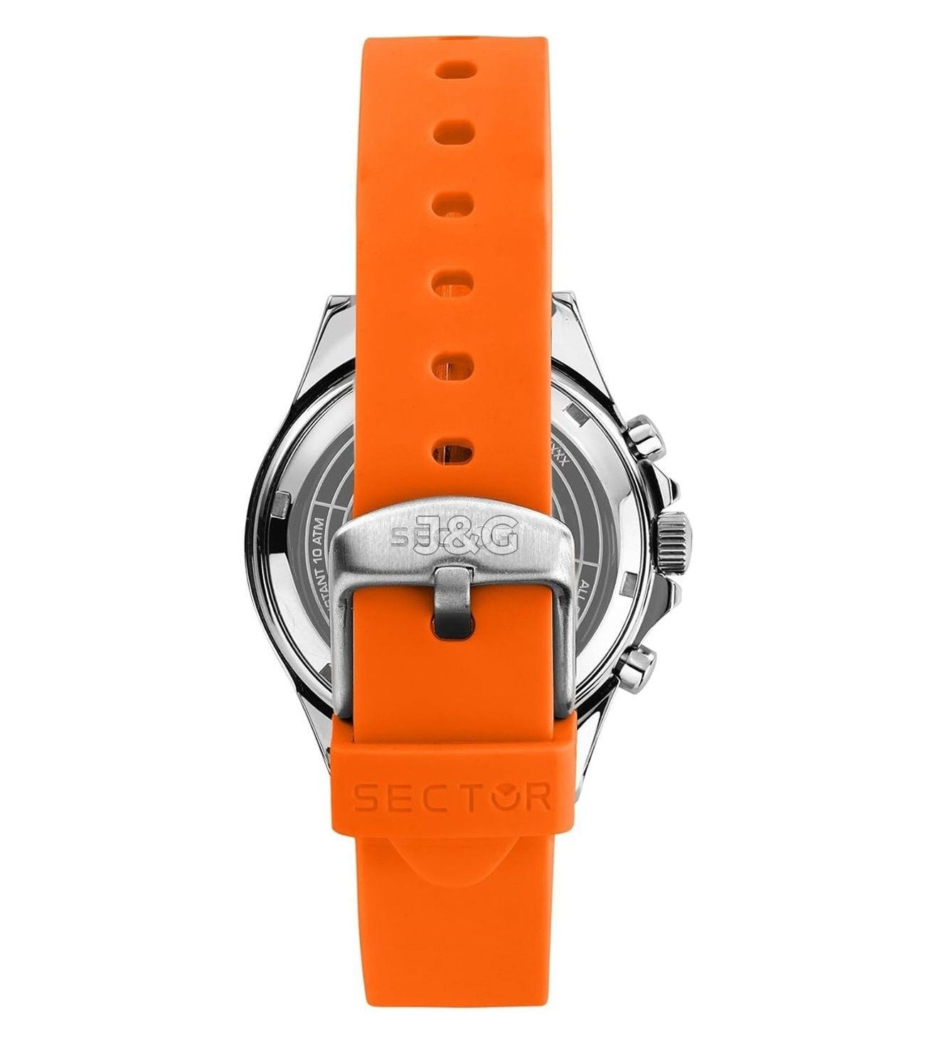 Sector 230 Luminous hands Black Silicone Male R3251161054-. A brand-new Sector 230 watch featuring a Black dial and a Silicone strap. Side view. - view 2