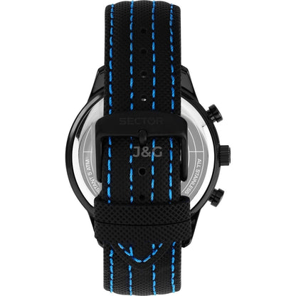 Sector 270 Date display Black Leather Male R3251578013-. A brand-new Sector 270 watch featuring a Black dial and a Leather strap. Angled view. - view 2