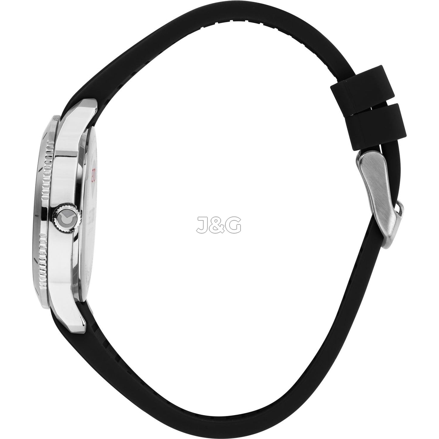 Sector 270 Date display Black Silicone Male R3251578014-. A brand-new Sector 270 watch featuring a Black dial and a Silicone strap. Side view. - view 3