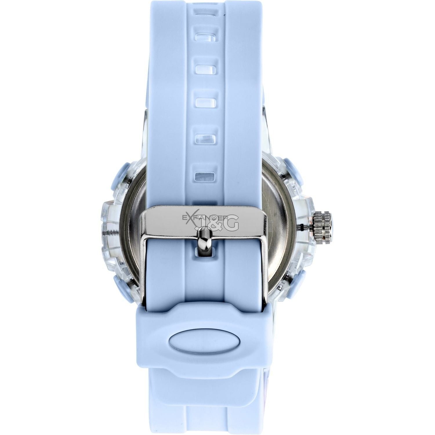 Sector Ex-46 Date display Blue Silicone Male R3251242503-. A brand-new Sector Ex-46 watch featuring a Blue dial and a Silicone strap. Angled view. - view 2
