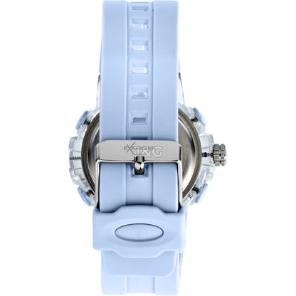 Sector Ex-46 Date display Blue Silicone Male R3251242503-. A brand-new Sector Ex-46 watch featuring a Blue dial and a Silicone strap. Angled view. - view 2