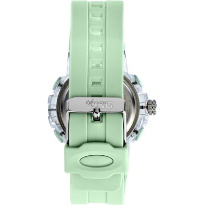 Sector Ex-46 Date display Green Silicone Male R3251242502-. A brand-new Sector Ex-46 watch featuring a Green dial and a Silicone strap. Front view. - view 2