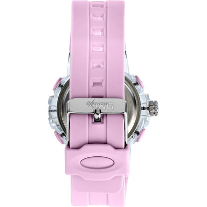 Sector Ex-46 Date display Purple Silicone Female R3251242501-. A brand-new Sector Ex-46 watch featuring a Purple dial and a Silicone strap. Angled view. - view 2