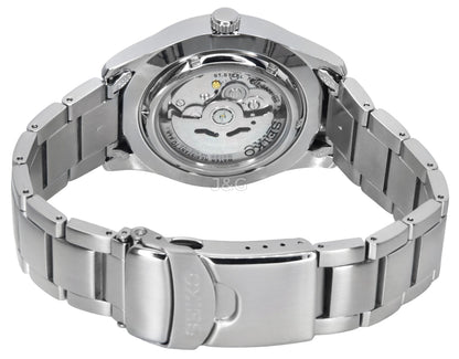 Seiko 5 Sports Automatic movement Black Stainless steel Male SNZG13K1. A brand-new Seiko 5 Sports watch featuring a Black dial and a Stainless steel strap. Front view. - view 4