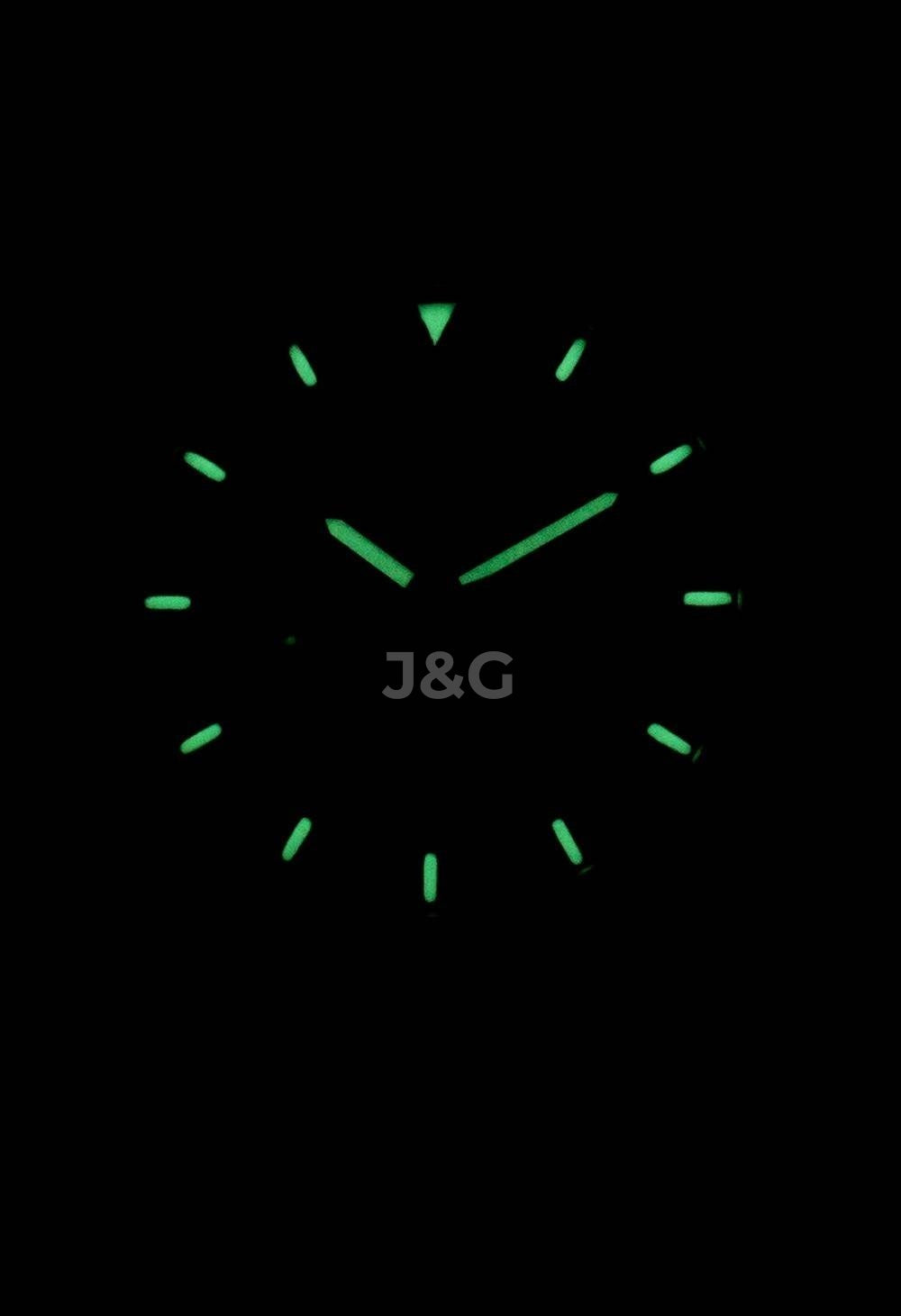 Seiko 5 Sports Automatic movement Blue Leather Male SNZG11K1-var-LS8. A brand-new Seiko 5 Sports watch featuring a Blue dial and a Leather strap. Front view. - view 2