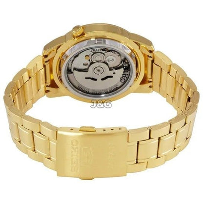 Seiko Automatic movement Black Stainless steel Male SNKE56J1. A brand-new Seiko watch featuring a Black dial and a Stainless steel strap. Side view. - view 3