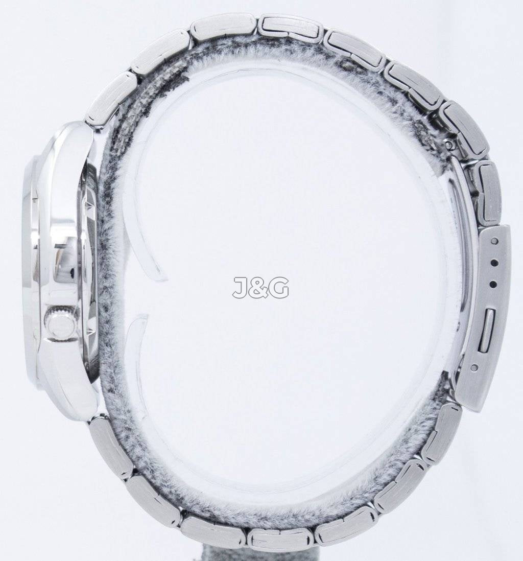 Seiko Automatic movement Black Stainless steel Male SNKL45K1. A brand-new Seiko watch featuring a Black dial and a Stainless steel strap. Side view. - view 3