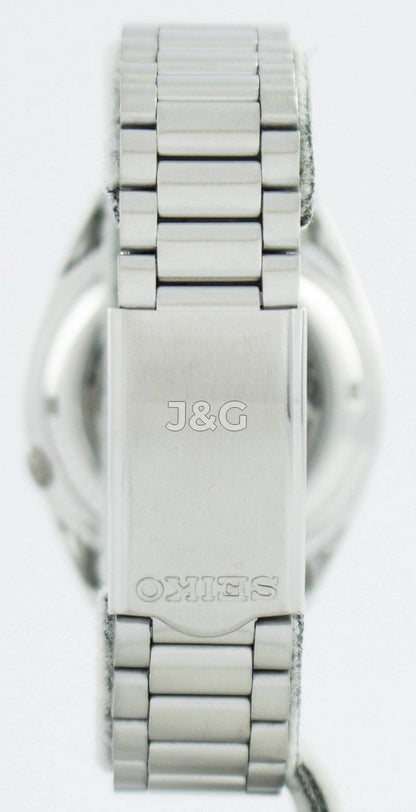 Seiko Automatic movement Black Stainless steel Male SNXS79J1. A brand-new Seiko watch featuring a Black dial and a Stainless steel strap. Angled view. - view 4