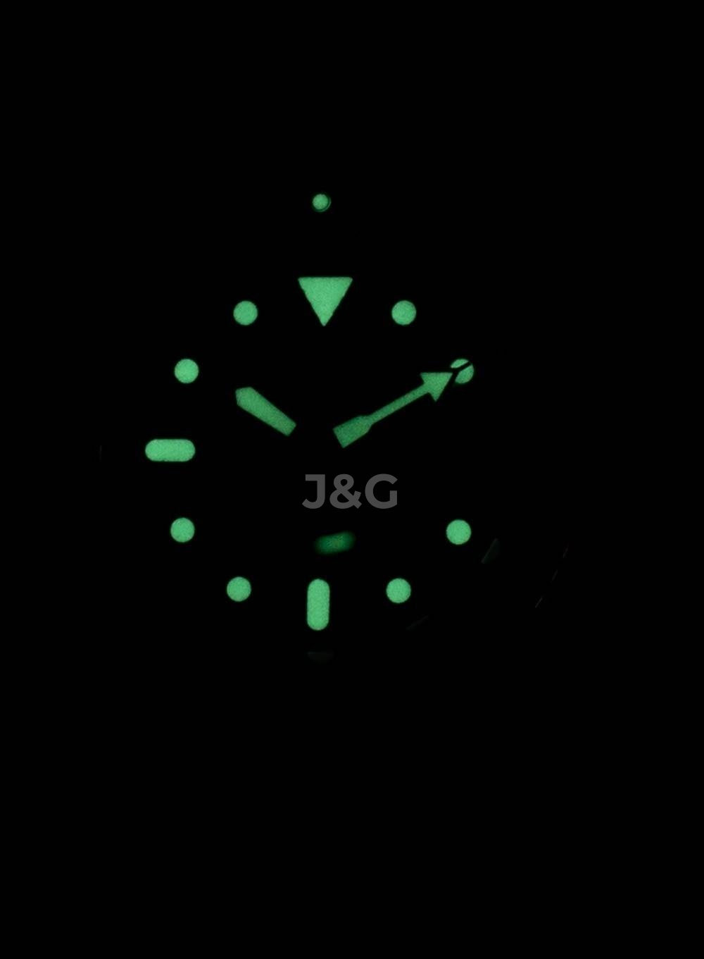 Seiko Automatic movement Blue Leather Male SKX009J1-var-LS18. A brand-new Seiko watch featuring a Blue dial and a Leather strap. Side view. - view 2