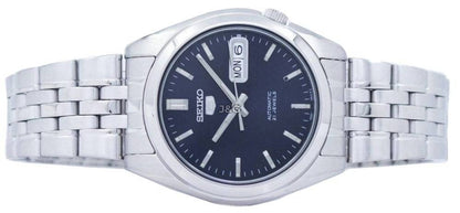 Seiko Automatic movement Blue Stainless steel Male SNK357K1. A brand-new Seiko watch featuring a Blue dial and a Stainless steel strap. Side view. - view 5