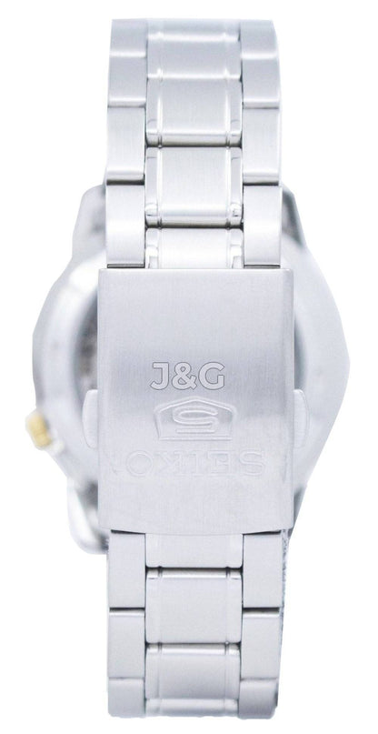 Seiko Automatic movement Blue Stainless steel Male SNKK07K1. A brand-new Seiko watch featuring a Blue dial and a Stainless steel strap. Side view. - view 4