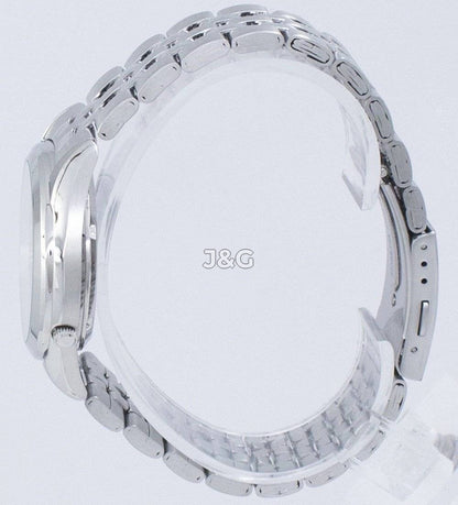 Seiko Automatic movement Blue Stainless steel Male SNKL19J1. A brand-new Seiko watch featuring a Blue dial and a Stainless steel strap. Angled view. - view 3