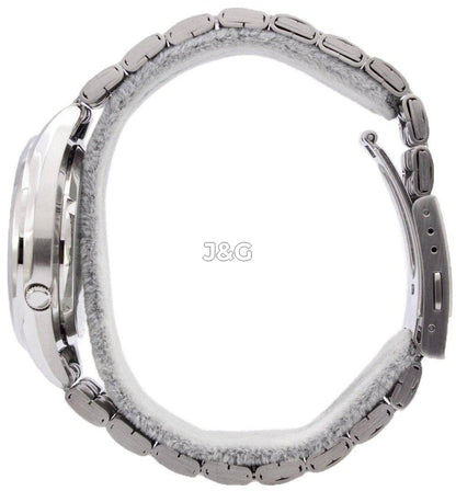 Seiko Automatic movement Blue Stainless steel Male SNKL23J1. A brand-new Seiko watch featuring a Blue dial and a Stainless steel strap. Side view. - view 5