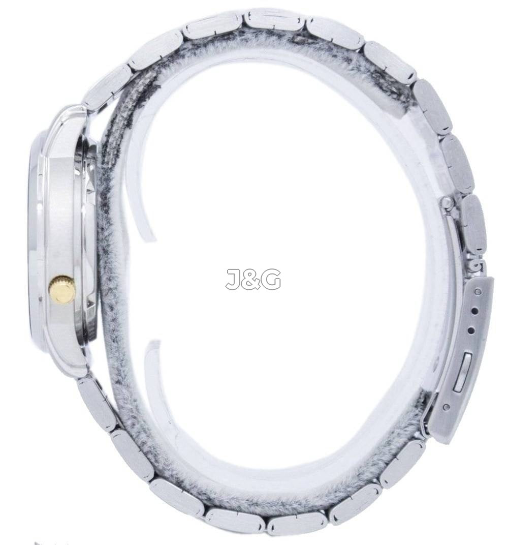 Seiko Automatic movement Blue Stainless steel Male SNKL79K1. A brand-new Seiko watch featuring a Blue dial and a Stainless steel strap. Angled view. - view 3