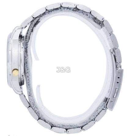 Seiko Automatic movement Blue Stainless steel Male SNKL79K1. A brand-new Seiko watch featuring a Blue dial and a Stainless steel strap. Angled view. - view 3