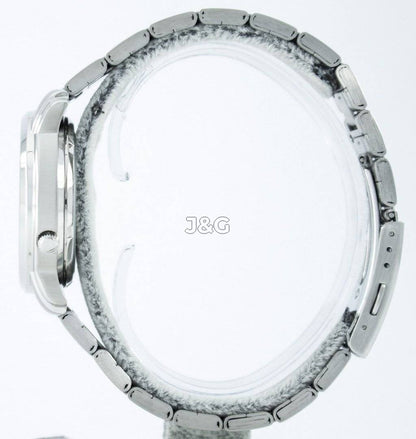 Seiko Automatic movement Blue Stainless steel Male SNKL83K1. A brand-new Seiko watch featuring a Blue dial and a Stainless steel strap. Side view. - view 3