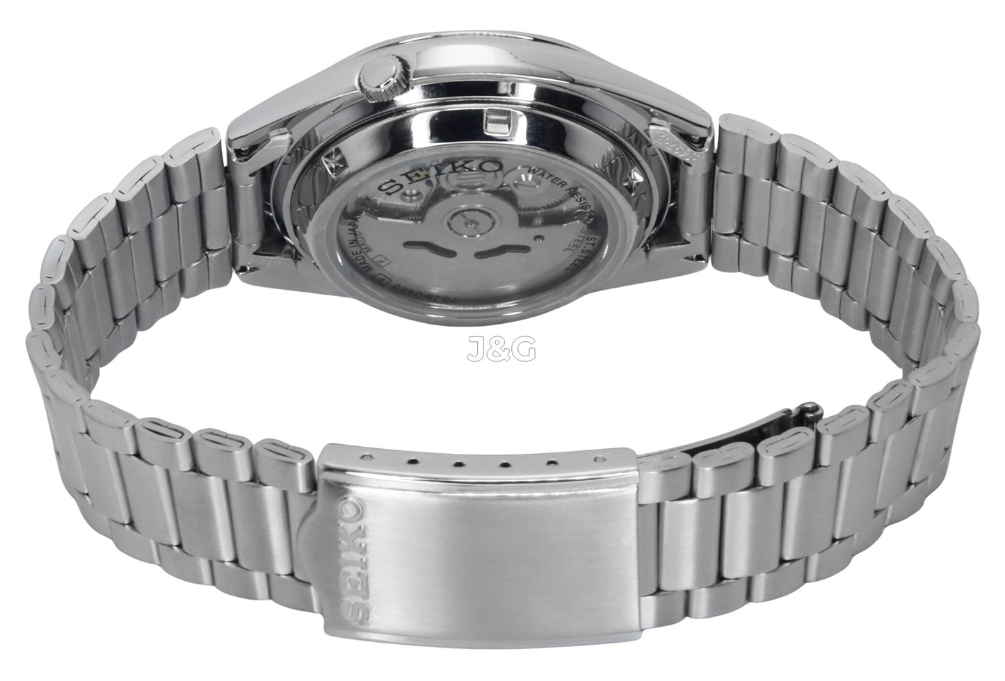 Seiko Automatic movement Blue Stainless steel Male SNXS73J1. A brand-new Seiko watch featuring a Blue dial and a Stainless steel strap. Side view. - view 4